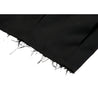NEUTRAL SOCIETY RAW EDGE WIDE PANTS-BLACK