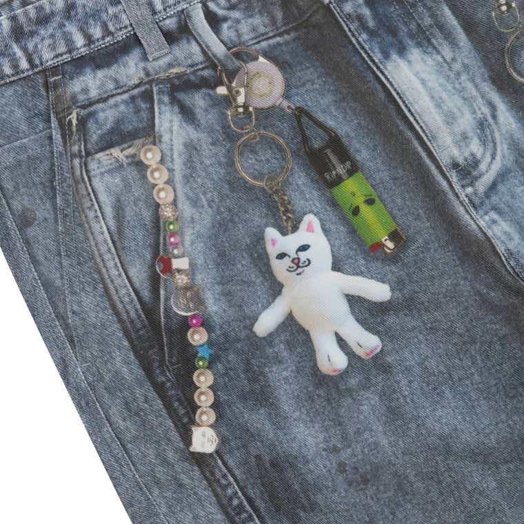 RIPNDIP REAL PANTS WIDE LEG DENIM PANTS-LIGHT WASH