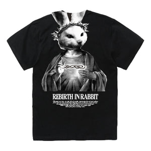 #FR2 REBIRTH IN RABBIT T-SHIRT-BLACK