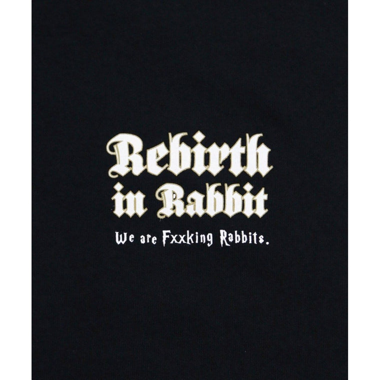 #FR2 REBIRTH IN RABBIT T-SHIRT-BLACK