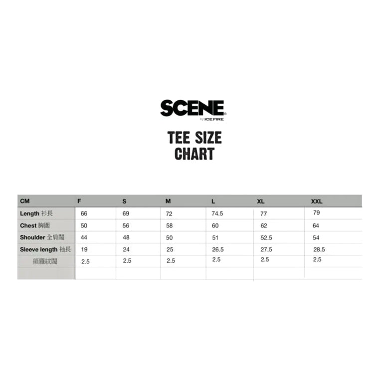 SCENE BY ICE FIRE X RED A LOGO TEE-NAVY