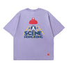 SCENE BY ICE FIRE X RED A LAMPSHAPE TEE-PURPLE