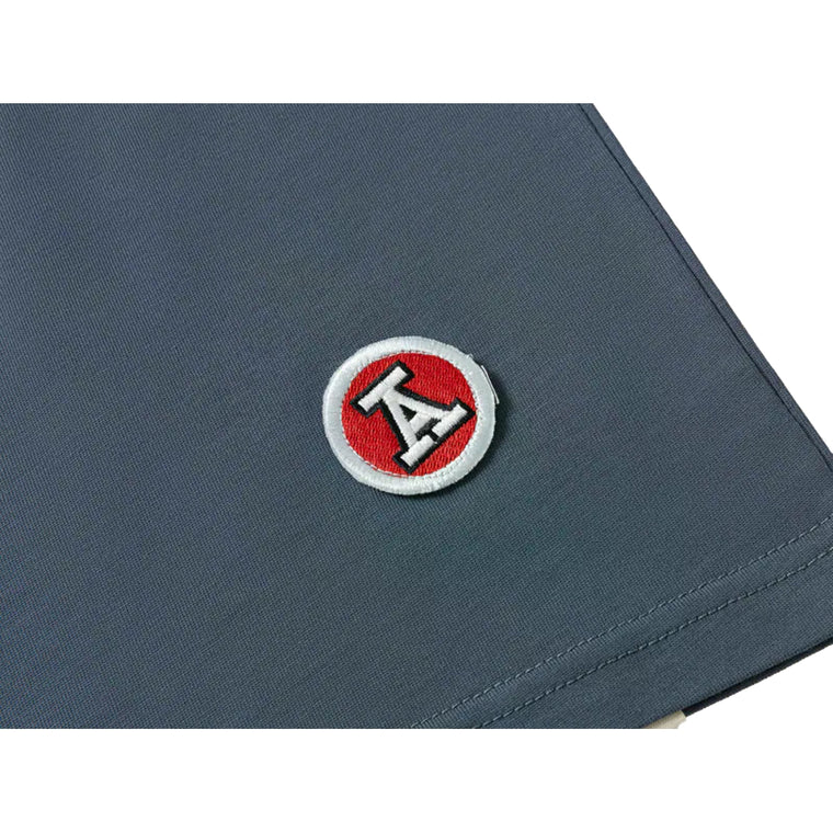 SCENE BY ICE FIRE X RED A LOGO TEE-DARK GREY