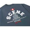 SCENE BY ICE FIRE X RED A LOGO TEE-DARK GREY