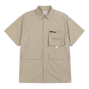 A[S]USL REFLECTIVE LOGO OUTDOOR SHIRT-BEIGE