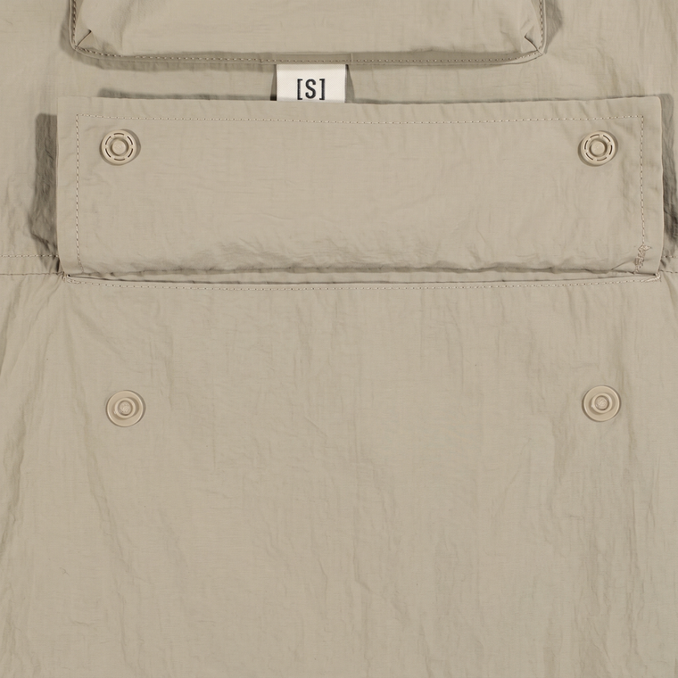 A[S]USL REFLECTIVE LOGO OUTDOOR SHIRT-BEIGE