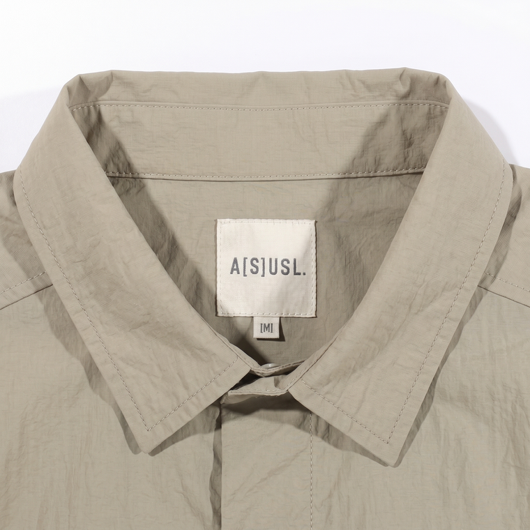 A[S]USL REFLECTIVE LOGO OUTDOOR SHIRT-BEIGE