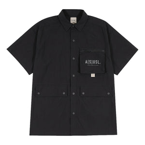 A[S]USL REFLECTIVE LOGO OUTDOOR SHIRT-BLACK