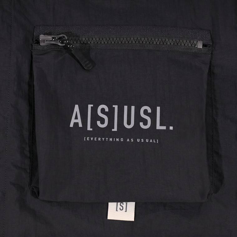 A[S]USL REFLECTIVE LOGO OUTDOOR SHIRT-BLACK