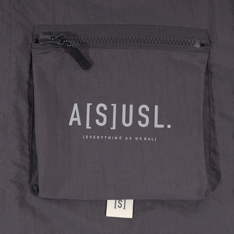 A[S]USL REFLECTIVE LOGO OUTDOOR SHIRT-CHARCOAL