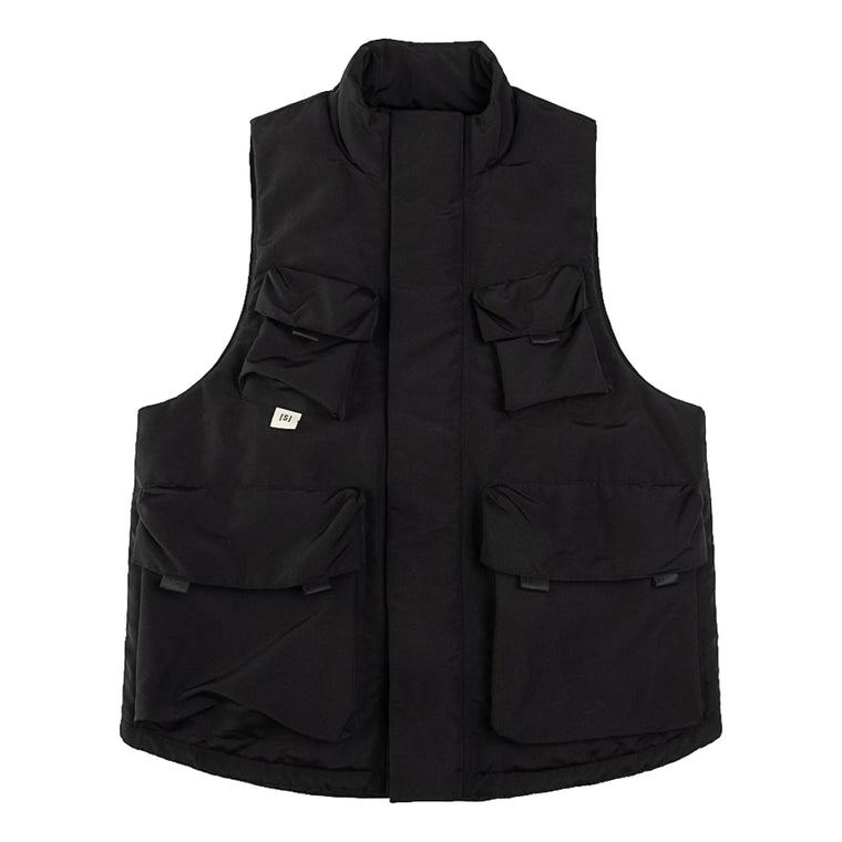 A[S]USL REFLECTIVE LOGO PADDING VEST-BLACK