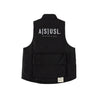 A[S]USL REFLECTIVE LOGO PADDING VEST-BLACK