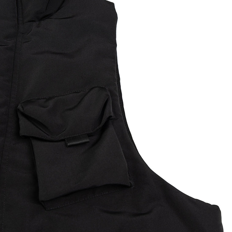 A[S]USL REFLECTIVE LOGO PADDING VEST-BLACK