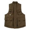 A[S]USL REFLECTIVE LOGO PADDING VEST-BROWN