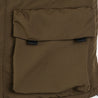 A[S]USL REFLECTIVE LOGO PADDING VEST-BROWN