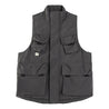 A[S]USL REFLECTIVE LOGO PADDING VEST-CHARCOAL