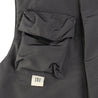 A[S]USL REFLECTIVE LOGO PADDING VEST-CHARCOAL