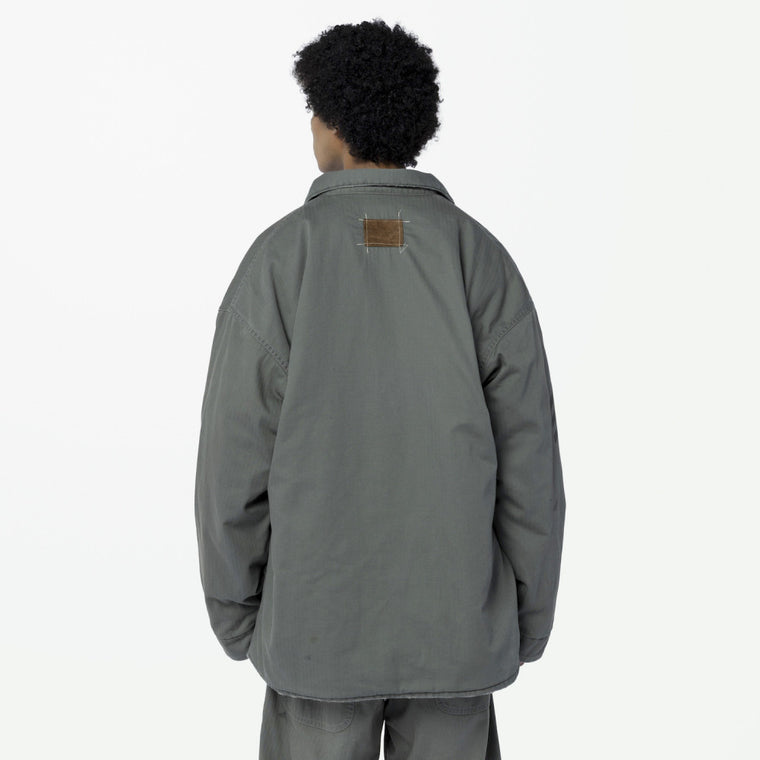 MADNESS REGENERATED 40'S P-47 UTILITY PADDED JACKET ( MADE IN JAPAN )-CHARCOAL