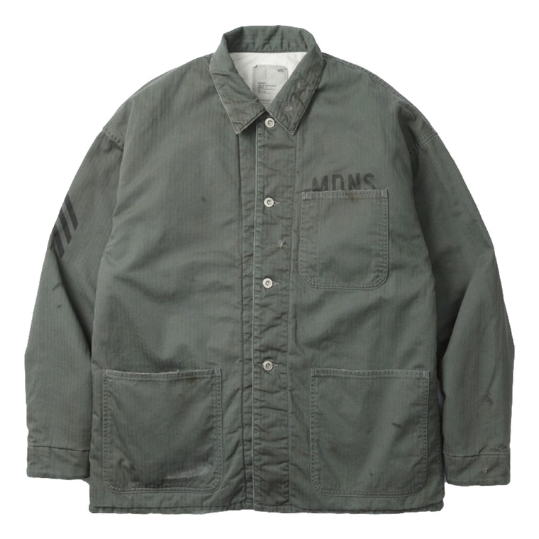 MADNESS REGENERATED 40'S P-47 UTILITY PADDED JACKET ( MADE IN JAPAN )-CHARCOAL