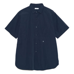 Nanamica REGULAR COLLAR WIND S/S SHIRT-NAVY
