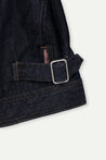 ESPRIT RELAXED FIT CROPPED DENIM JACKET-NAVY