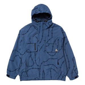 HUF RESERVOIR JACKET-OIL BLUE