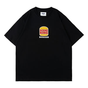 SCENE BY ICE FIRE RETRO 80'S GRAPHIC TEE-BLACK