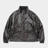MEANSWHILE REVERSIBLE FLEECE JACKET-LAMP BLACK
