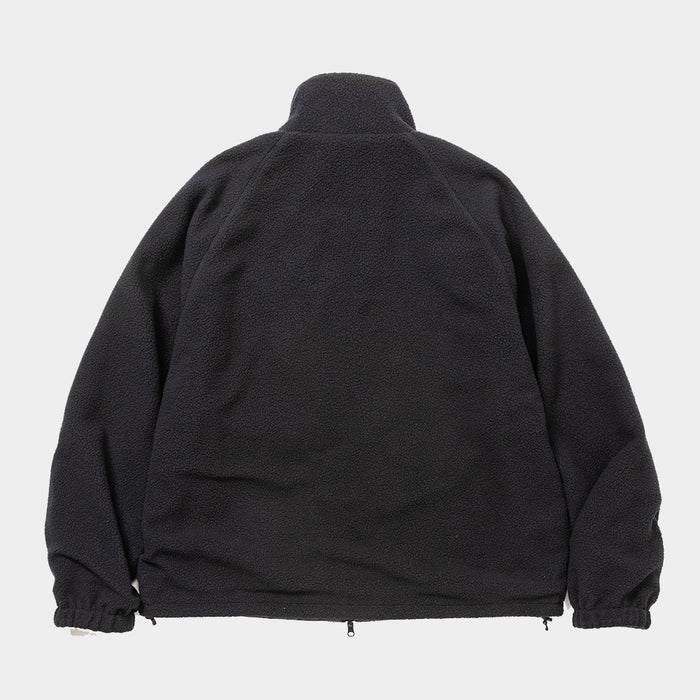MEANSWHILE REVERSIBLE FLEECE JACKET-LAMP BLACK