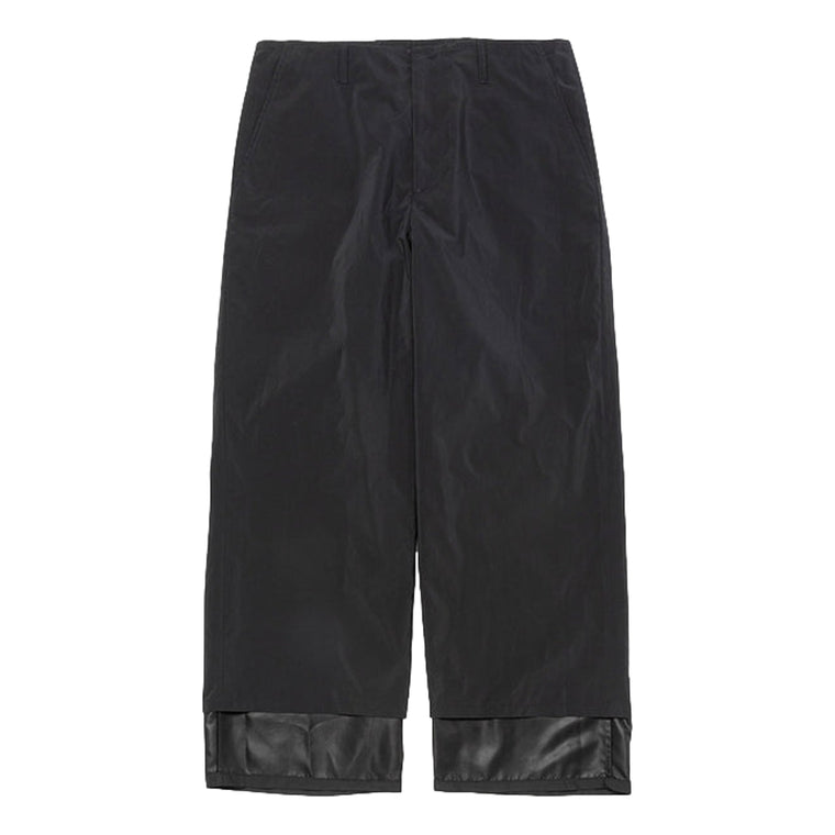 MEANSWHILE REVERSIBLE LINING PANT-OFF BLACK