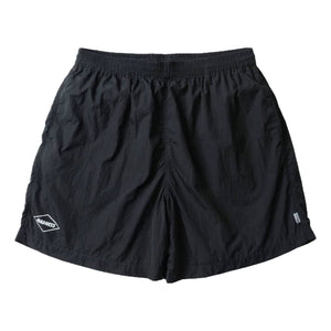 MADNESS RHOMBUS LOGO NYLON ESSENTIAL SHORTS (17")-BLACK