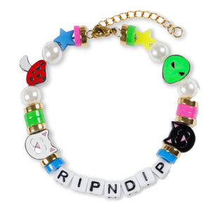 RIPNDIP RIPNDIP PLUR BEADED BRACELET-MULTI