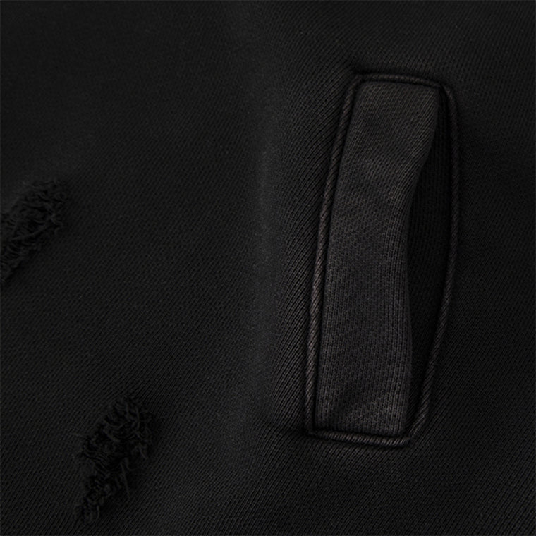 THUG CLUB ROCK HOODIE-BLACK