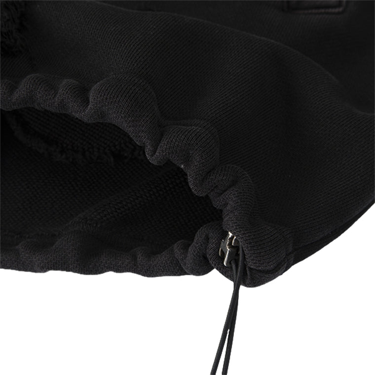 THUG CLUB ROCK HOODIE-BLACK