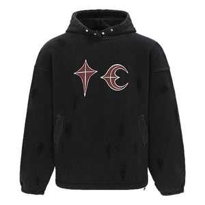 THUG CLUB ROCK HOODIE-BLACK