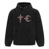 THUG CLUB ROCK HOODIE-BLACK