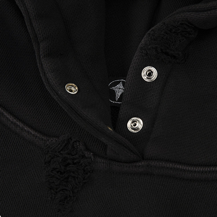 THUG CLUB ROCK HOODIE-BLACK