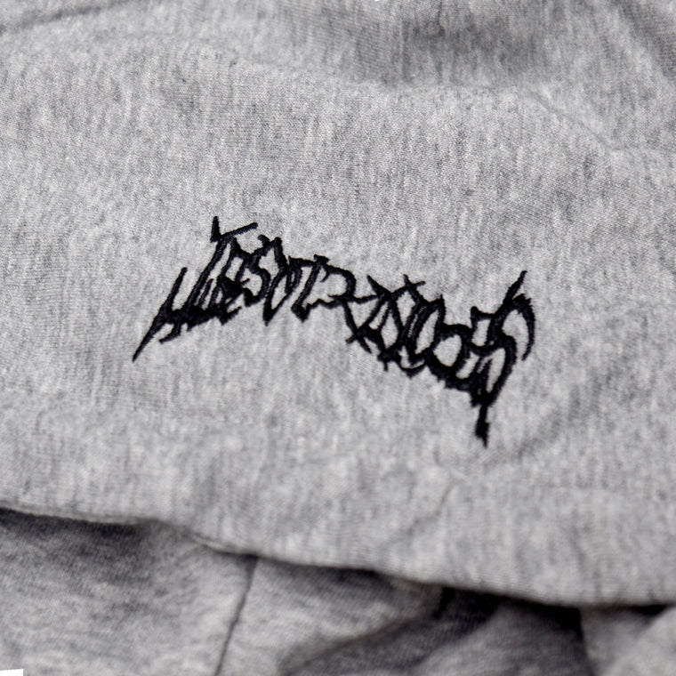 2ND CLOSET "ROCKS N PEACE" CHECK SHIRT W/ HOOD-BLACK