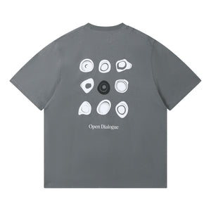OPEN DIALOGUE ROCK TEE-GREY