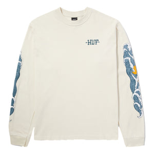 HUF ROGUE WAVE L/S TEE-BONE