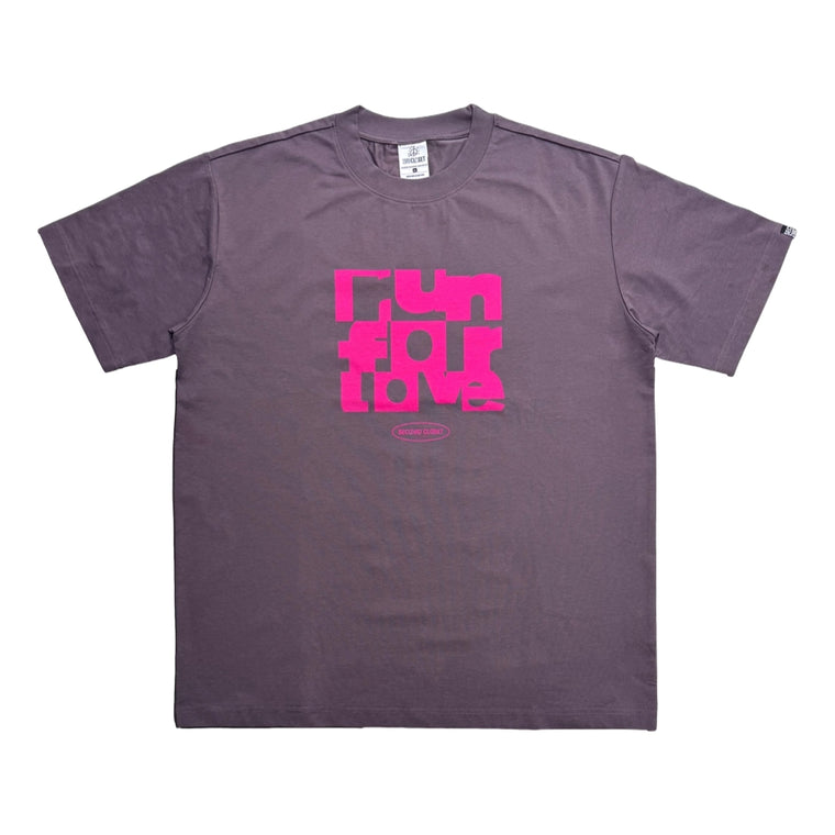 2ND CLOSET RUN FOR LOVE TEE-PURPLE