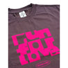 2ND CLOSET RUN FOR LOVE TEE-PURPLE