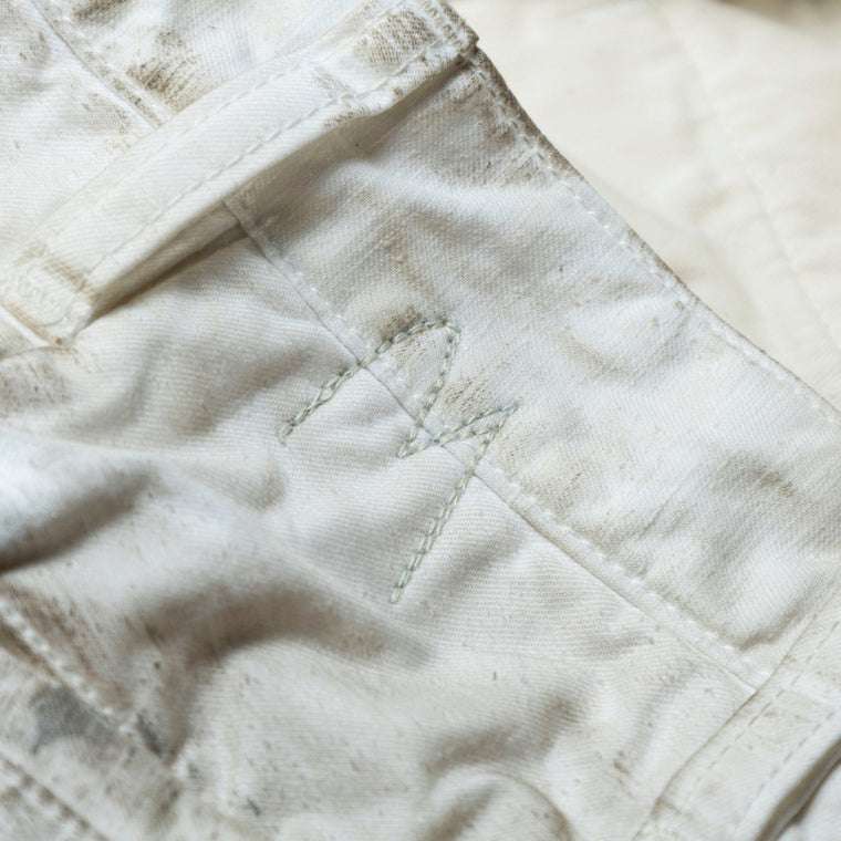 MADNESS RUSTIC DIRTY CHINO(MADE IN JAPAN)-WHITE