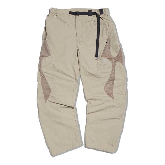 NINE POINT NINE REMNANT MESH PANTS-KHAKI