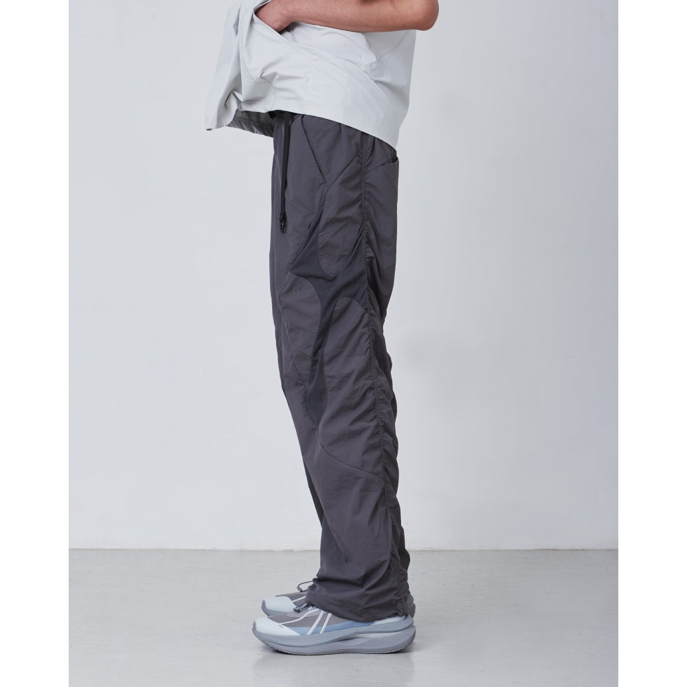NINE POINT NINE REMNANT MESH PANTS-GREY - Popcorn Store