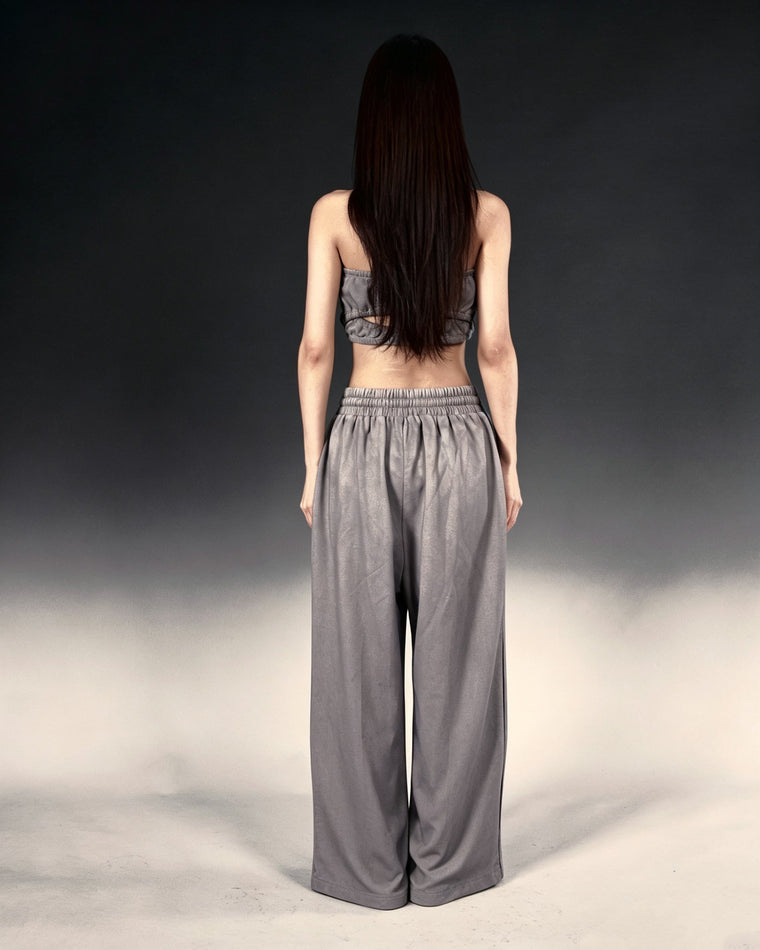 ROSEMAESE ROSE BADGE SWEATPANTS-GREY