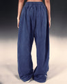 ROSEMAESE ROSE BADGE SWEATPANTS-NAVY