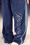 ROSEMAESE ROSE BADGE SWEATPANTS-NAVY