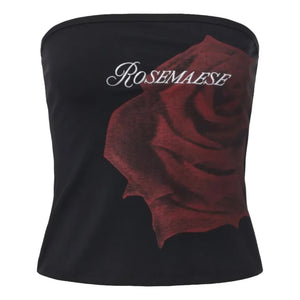 ROSEMAESE ROSE PROGRAM FLAT TOP-BLACK