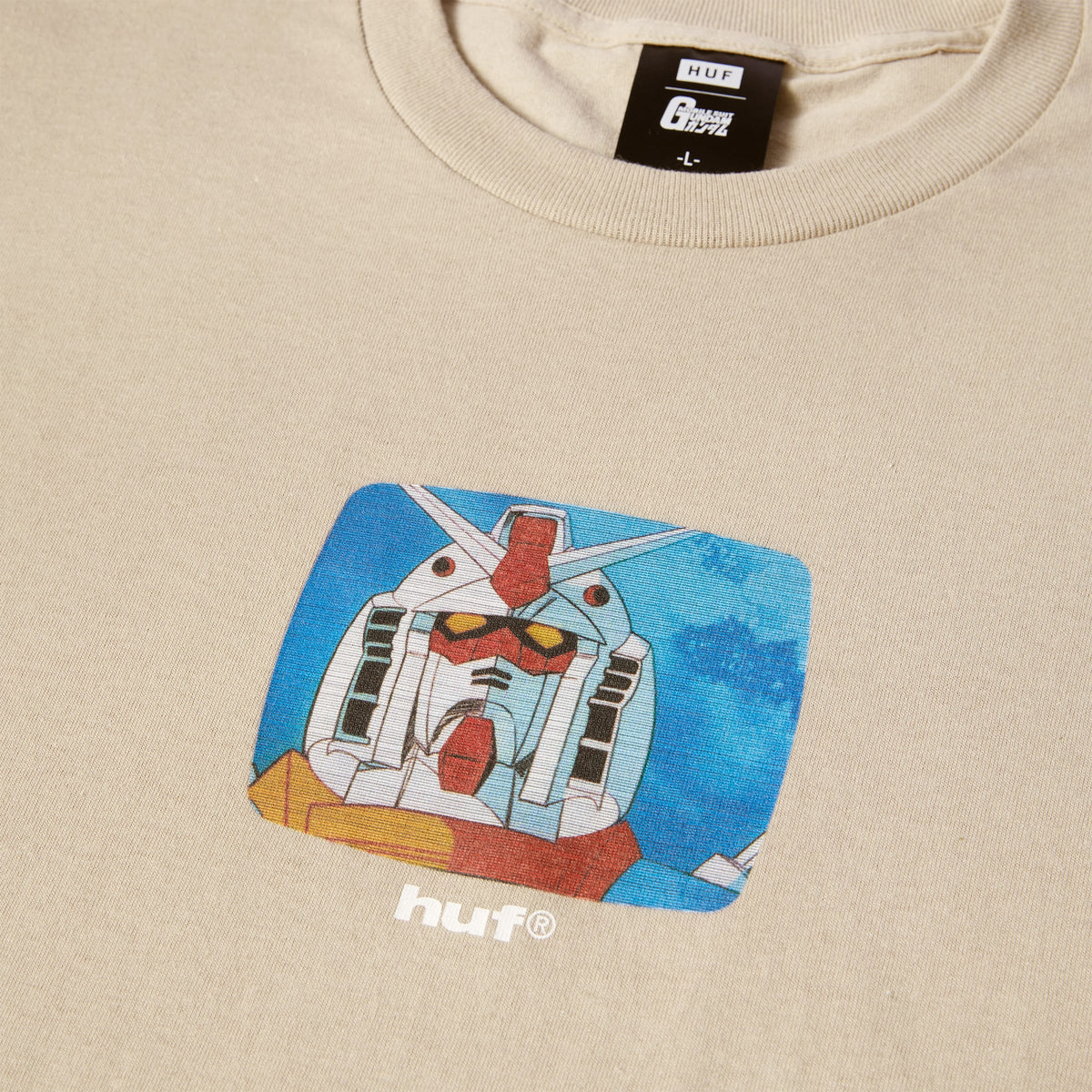 HUF HUF X GUNDAM SCANLINE S/S TEE-SAND